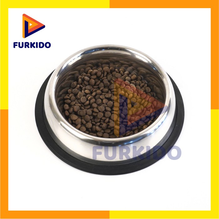 Stainless Stell Bowl Anti Slip / Tempat Makan Hewan Anjing Kucing