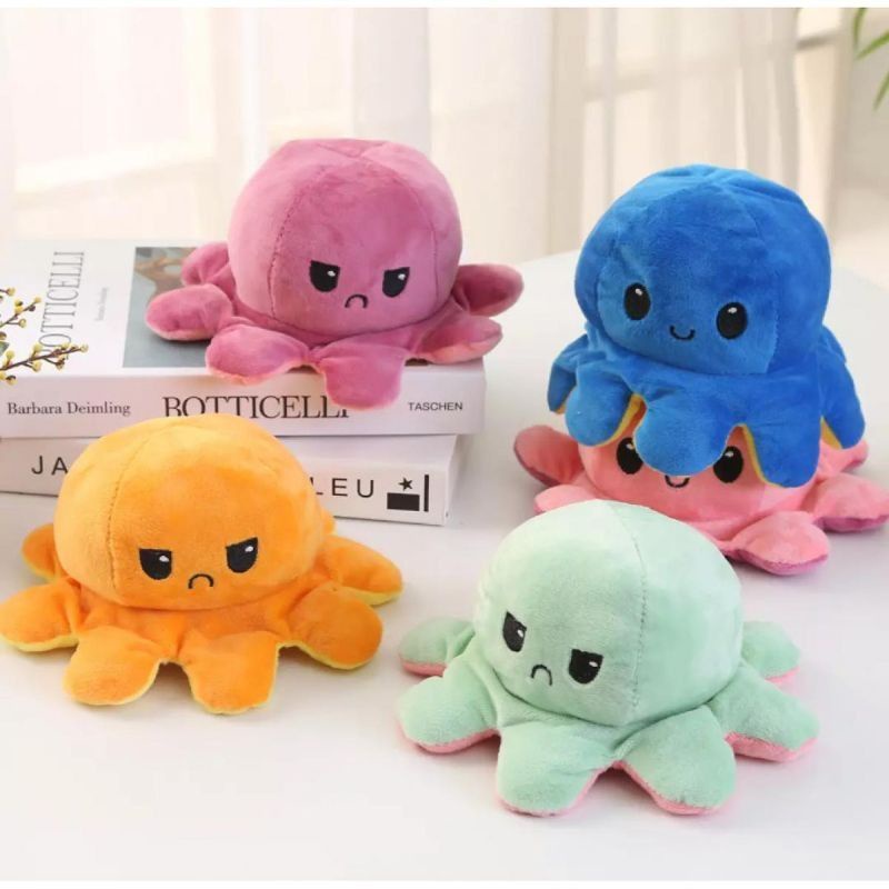 Boneka Gurita Viral TikTok Octopus Doll Bolak Balik Ready