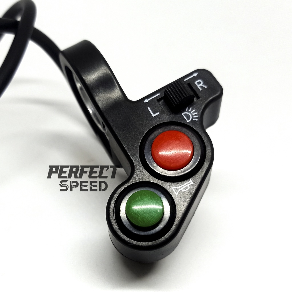 SAKLAR TOMBOL JEPIT STANG KIRI [ SEIN + KLAKSON + DIM ] UNIVERSAL