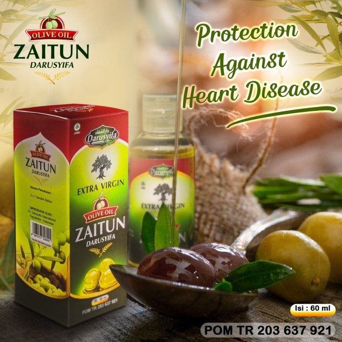 

Minyak Zaitun Extra Virgin Pure 100% - Extra Virgin Olive Oil 60ml