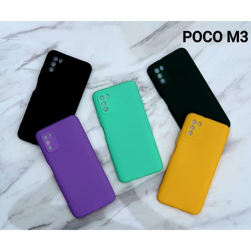 XIAOMI POCO M3 CASE MATTE MACARON 1,5MM CASING SOFTCASE SILIKON