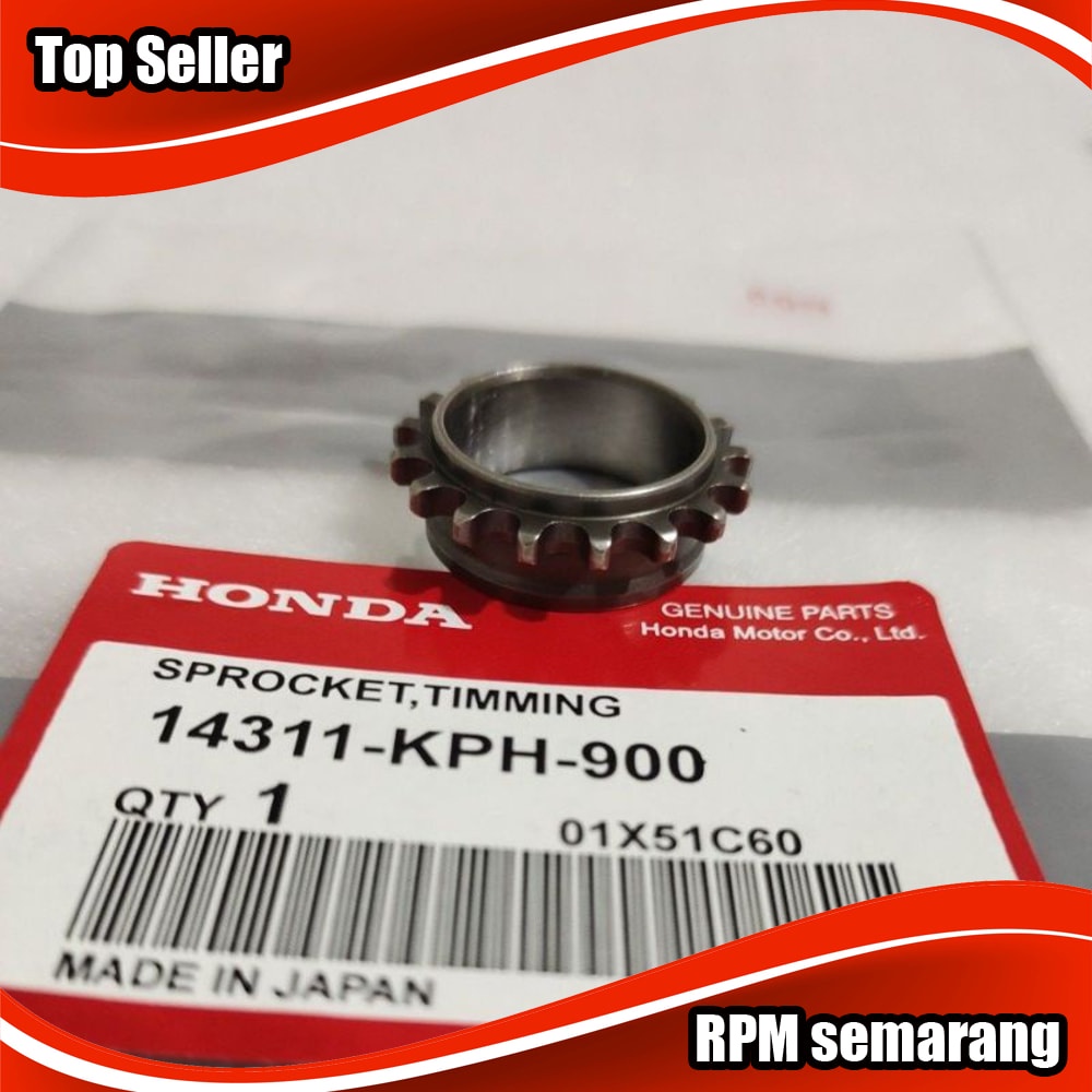 Gir ger gigi sprocket timing 17T Honda karisma Kirana Supra X 125 old lama Original 14311-KPH-900 - Mph000620-1