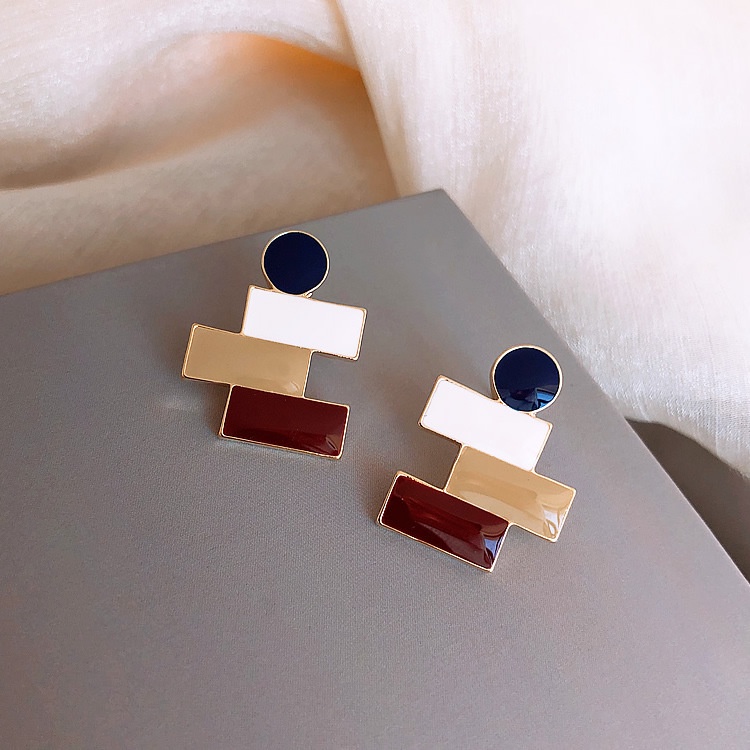 Korea anting-anting Impressionist Bahasa Perancis retro anting-anting temperamen liar baru fashion a
