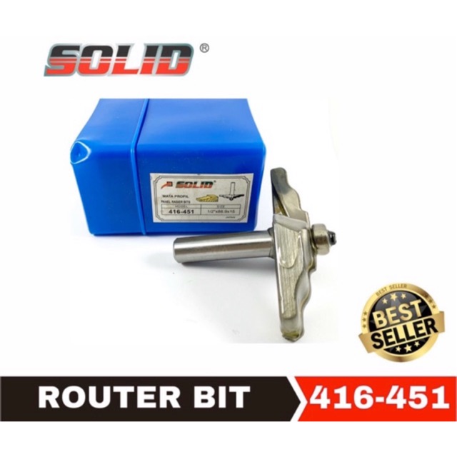 Mata Router Profil Panel Kayu 416-451 Solid