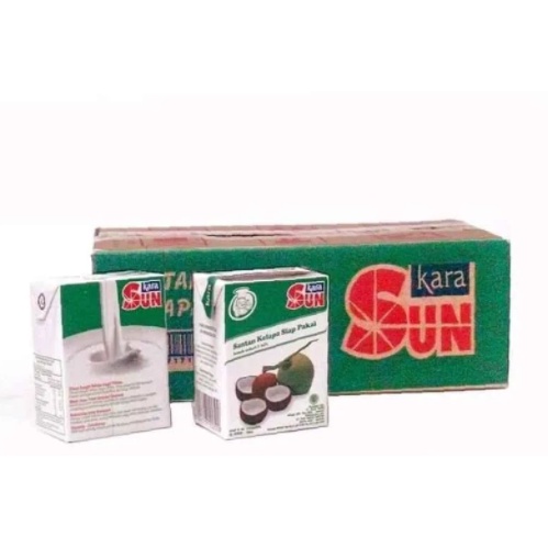 

Santan Sun Kara 200ml Per Dus 1 dus isi 12pcs