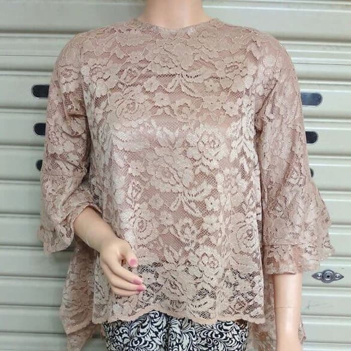 Atasan kebaya brukat bianca all size varian terbaru