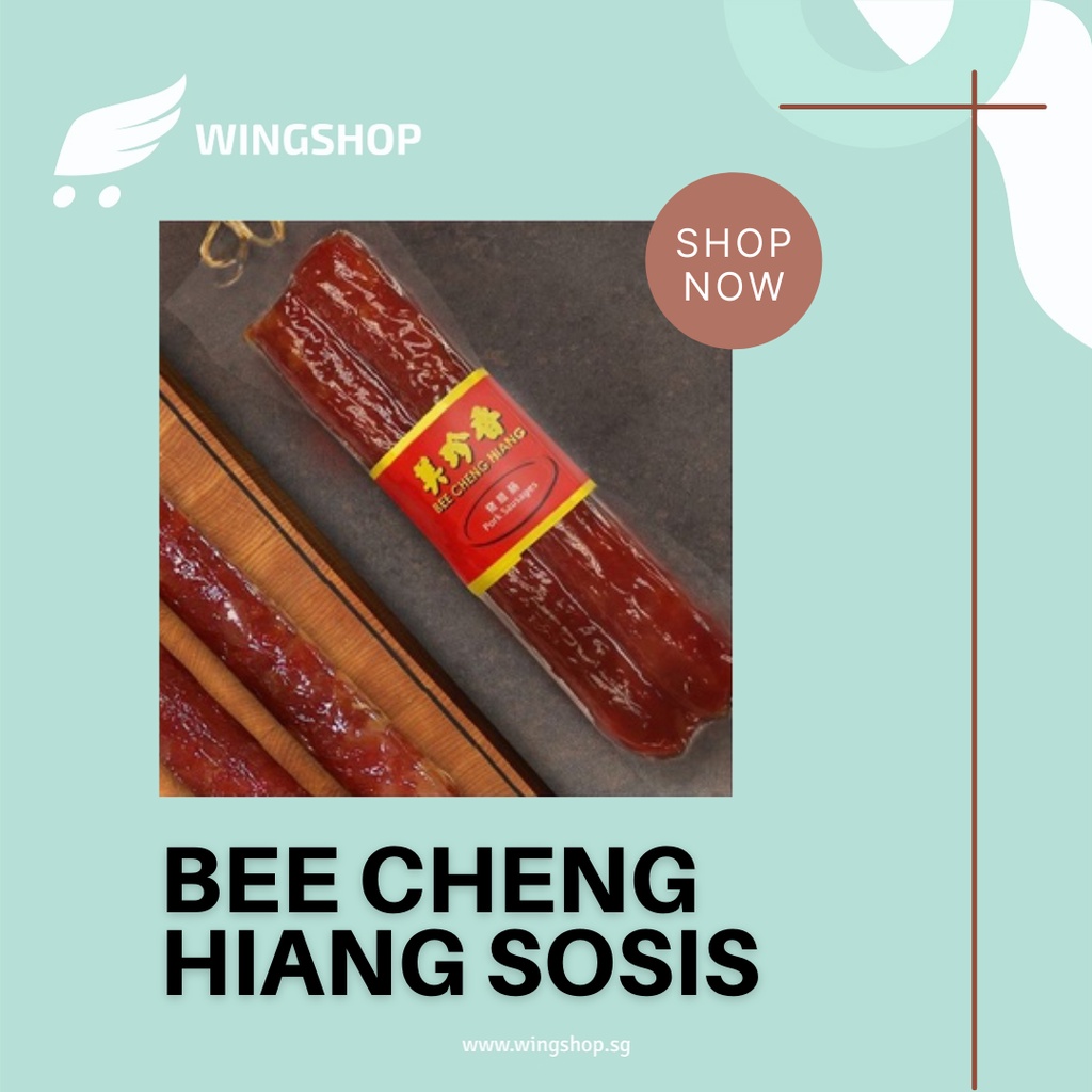 

(PO) Makanan terkenal di singapura Bee Cheng Hiang Sosis Babi 1 Pack isi 2