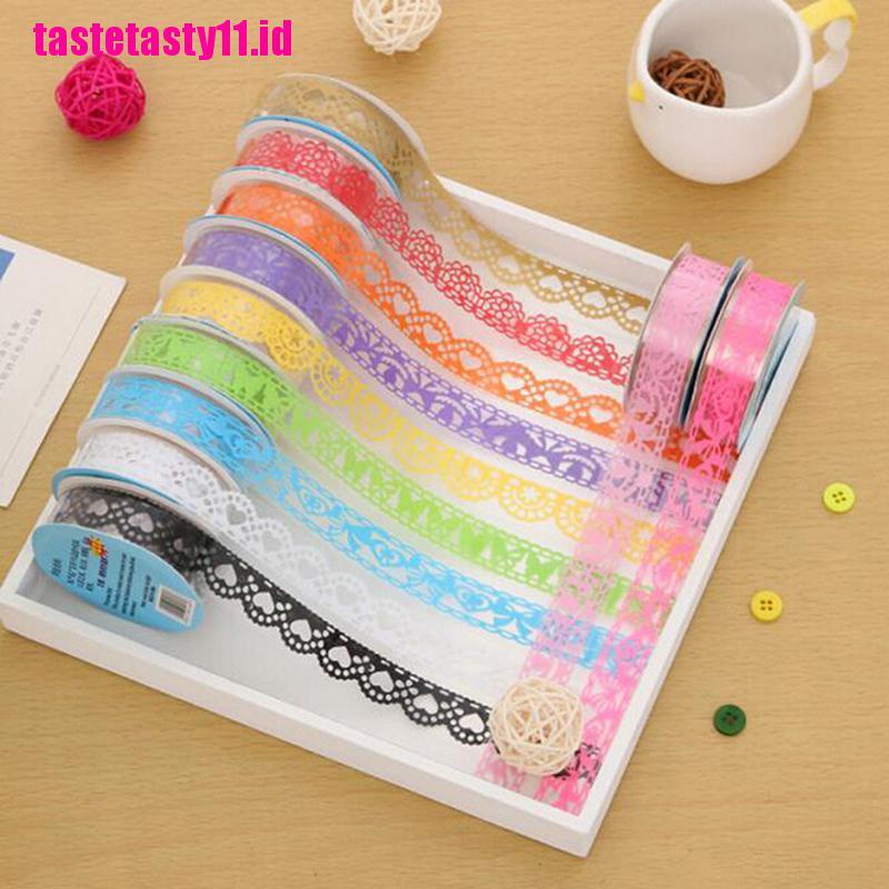 Pita Kertas Washi Motif Renda Untuk Dekorasi