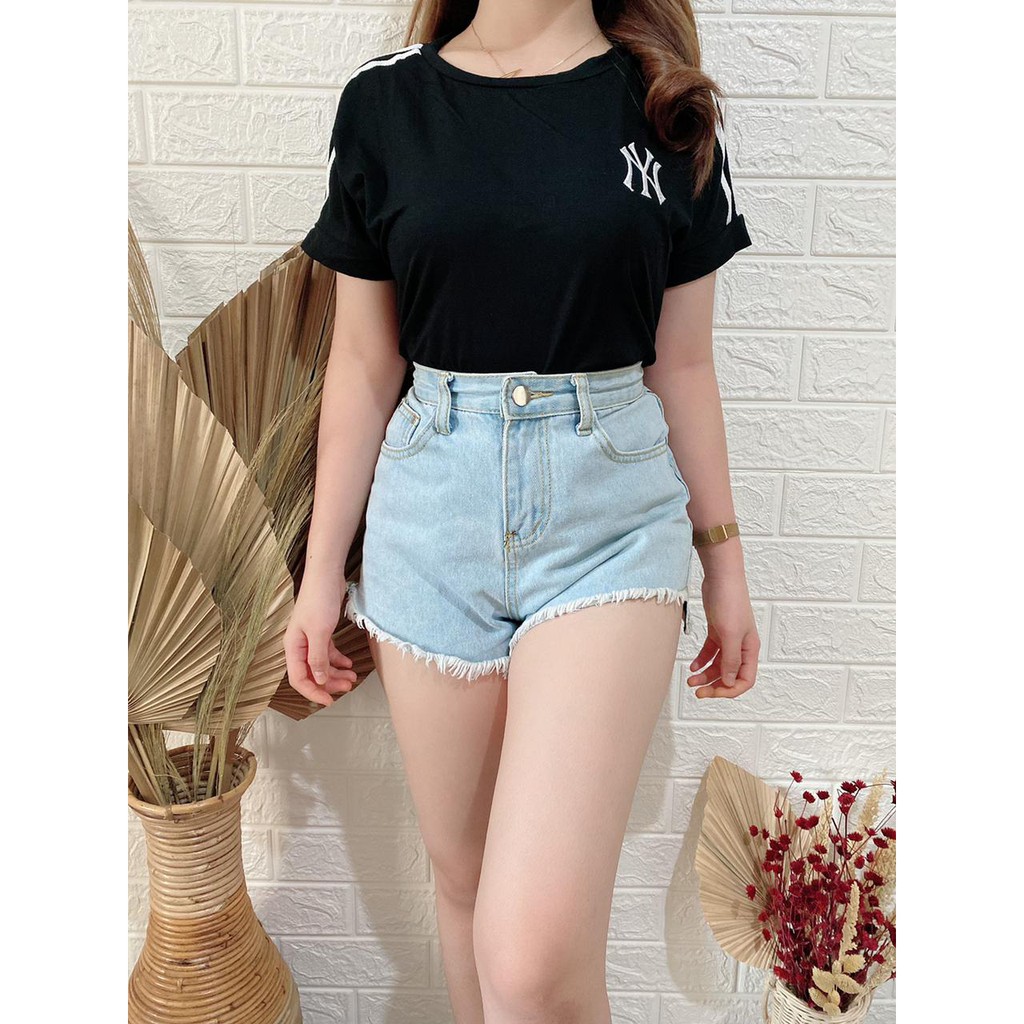 Crop Wanita CROP TOP NY Bordir List Tangan One size