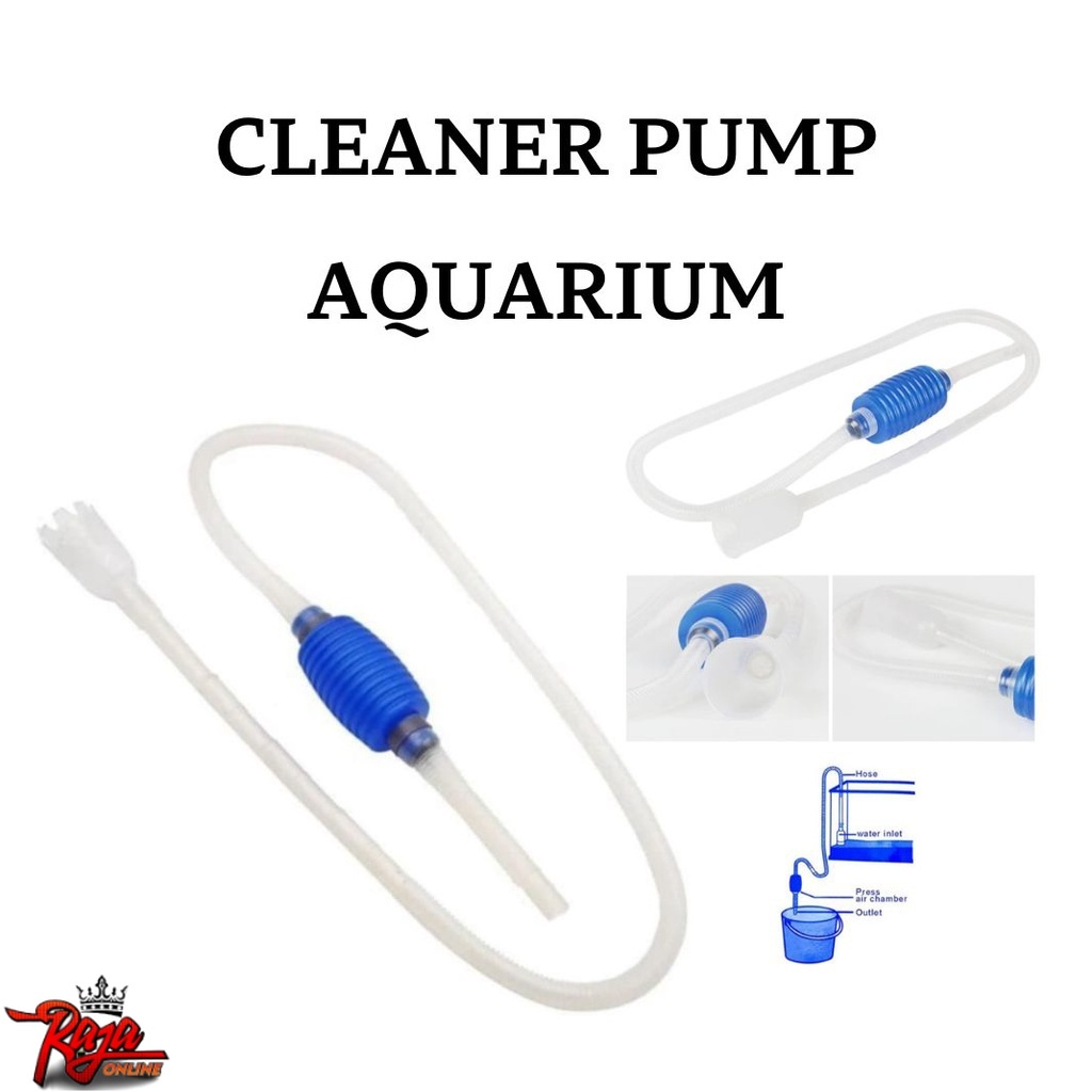 CPA4 - Cleaner Pump Alat Penguras Penyedot Air Aquarium