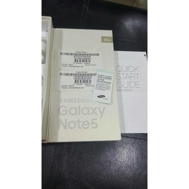 Dus Book Kotak Handphone Samsung Galaxy Note 5 Fullset Acc Best Quality