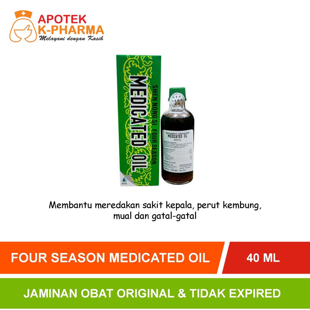 Medicated Oil Isi 40ml Obat Original SSA