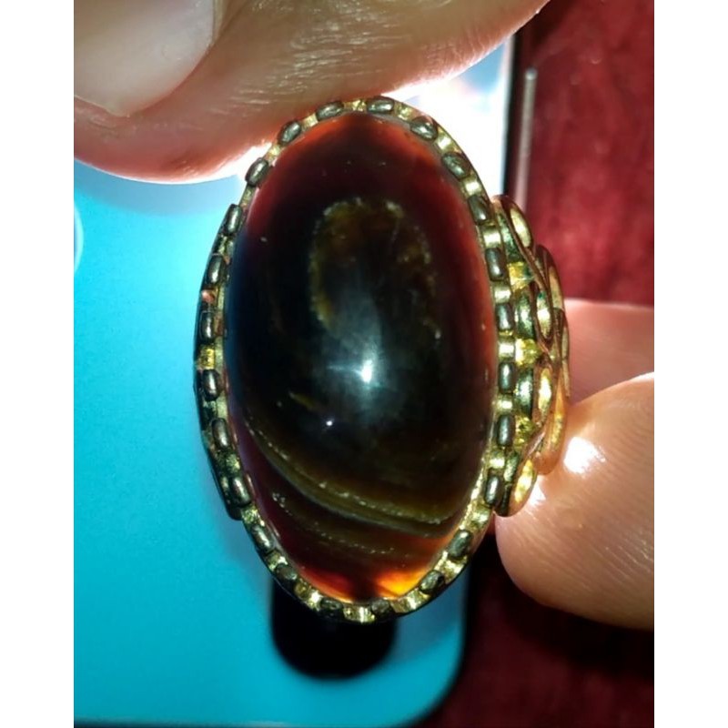 Batu kecubung api antik dan langka