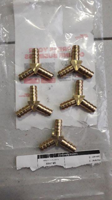 Nepel Sambungan Selang Y Cabang 3 Diameter 9,5 Mm Untuk Selang  5/16