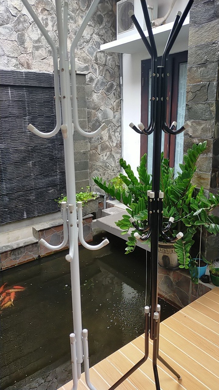 Stand Hanger / Gantungan Hanger Tiang Cabang Berdiri / Hanger Gantungan Baju Tas Topi