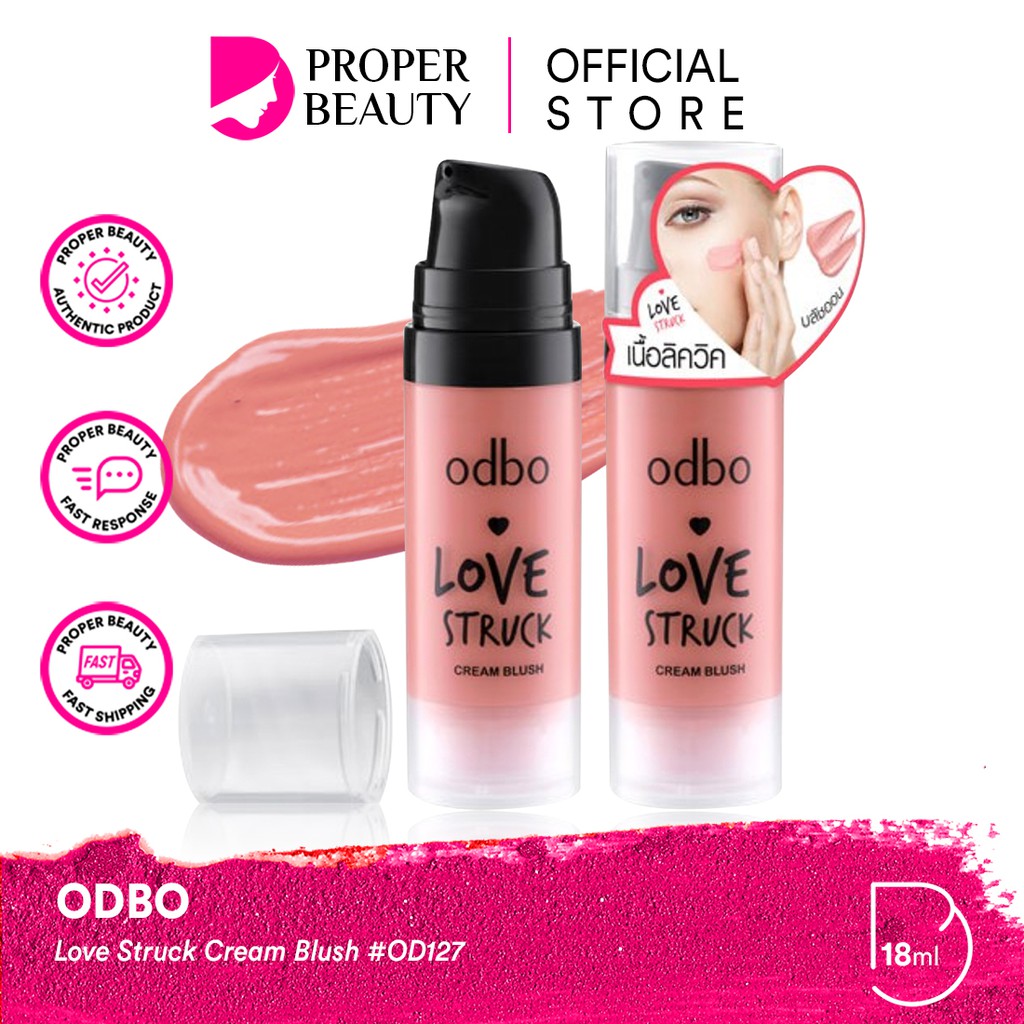 ODBO Love Struck Cream Blush #OD127 Thailand / Blush On / Blushon