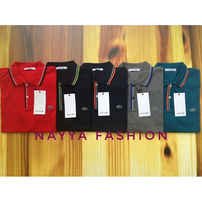 Bergaransi Kaos Polo Lacoste Ii Poloshirt Lacoste Import Diskon