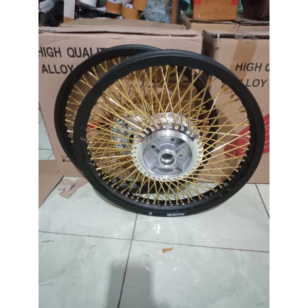 velg paketan Vixion old/Nva/NVL jari jari seribu ring 17 x160/140