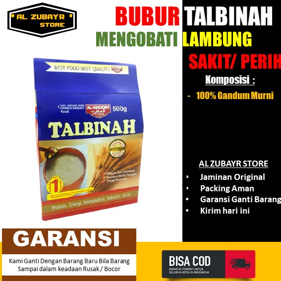 Talbinah - Tepung talbinah Gandum makanan Sehat obat Asam Lambung Maag