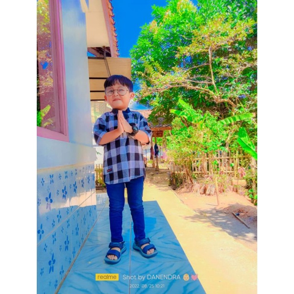 Kemeja Kurta Flanel Anak Laki Laki Lengan Pendek Usia 2 Sampai 13 Tahun Kurta Flanel Kotak Kotak Elbee Kids Terhits 2023