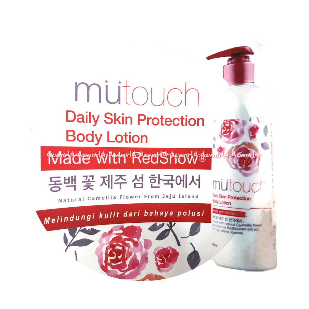 Mutouch Daily Skin Protection Body Lotion 400ml Redsnow Handbody