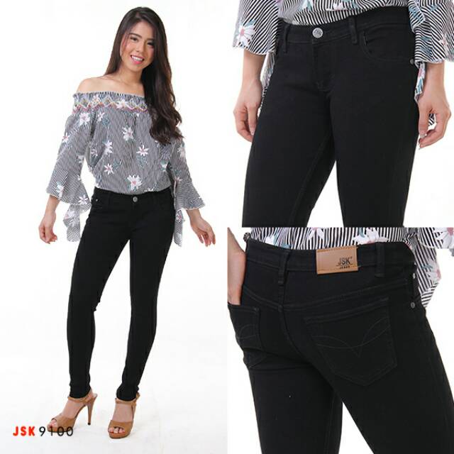 Celana Panjang Skinny Jeans Denim Modis Trendy ( Size 27 - 42 )