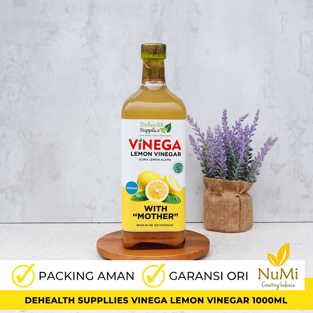 

1000ML CUKA JERUK LIMUN, LEMON VINEGAR - DEHEALTH SUPPLIES