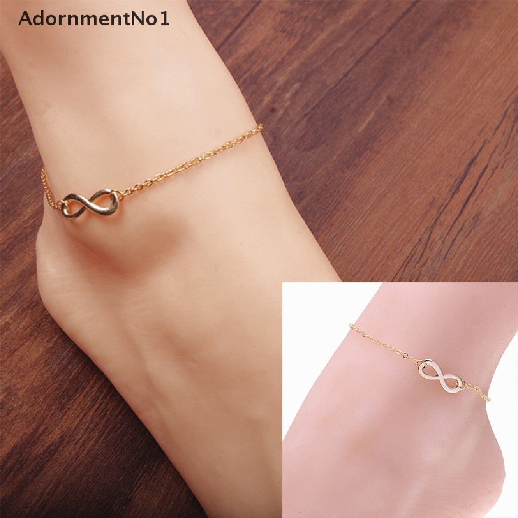 (AdornmentNo1) Gelang Kaki Rantai Emas Sexy Untuk Wanita