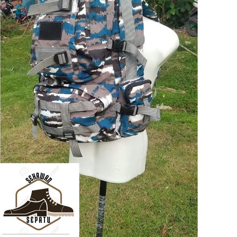 Termurah di Shopee Punggung Lebanon Loreng TNI-AL Ransel Loreng