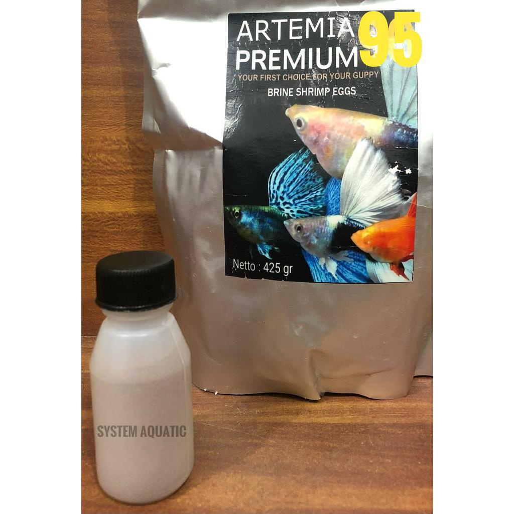 Artemia premium pandora 20 gram pakan ikan burayak artemia