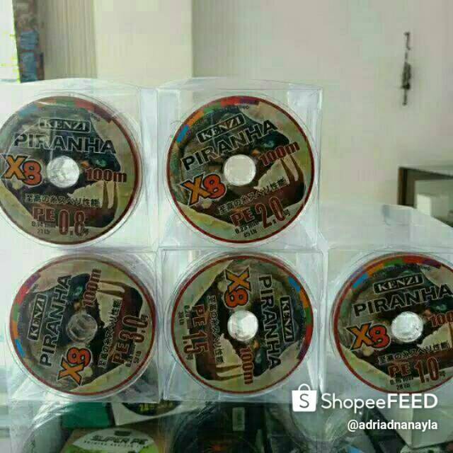 SENAR PE PIRANHA X8 SEDIA PE 0.8 - 3 MULTI COLOUR
Pe0.8-pe3