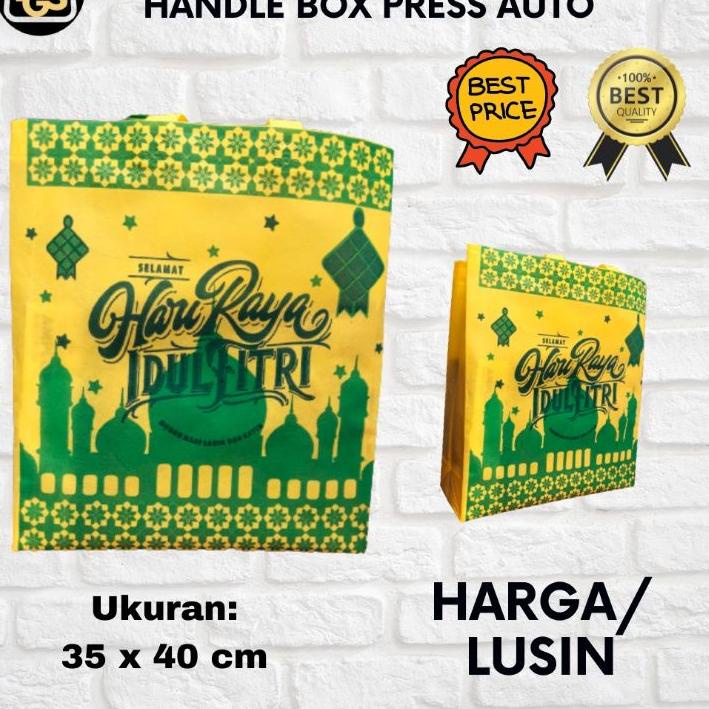 

☼ Tas idul fitri 35 x 40 x 12 tebal 75 gsm tas lebaran jumbo kuat tebal tas spunbond goodiebag lebaran tas hadiah lebaran bingkisan hammpers lebaran ⅎ