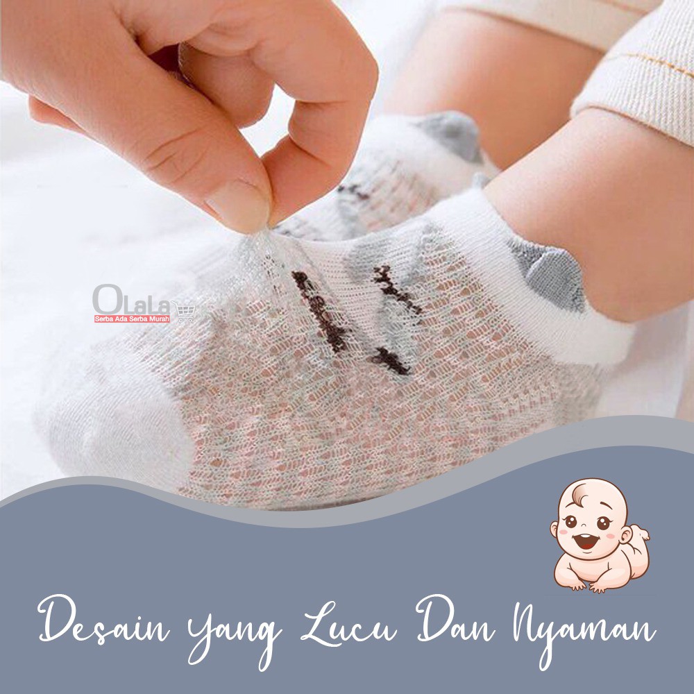 Kaos Kaki Bayi bahan adem isi 5pcs