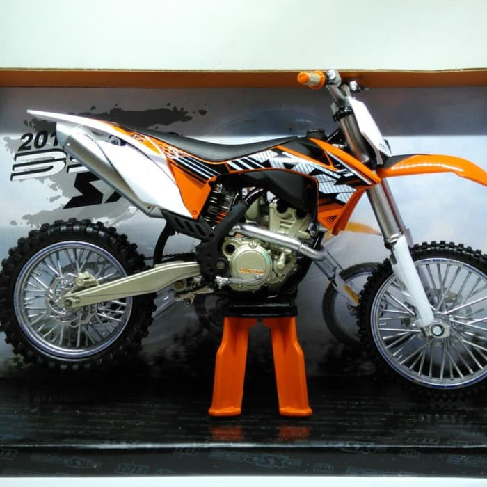 Diecast New Ray Vespa - Diecast Motogp - Diecast Ducati Miniatur Motor Trail Ktm 350 Sxf 2012