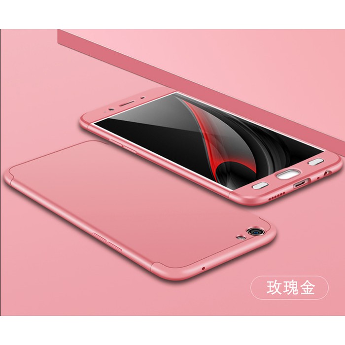 360 Protection Slim Matte Case Oppo F3 / Full Armor Case Aksesoris Smartphone Model Baru Murah