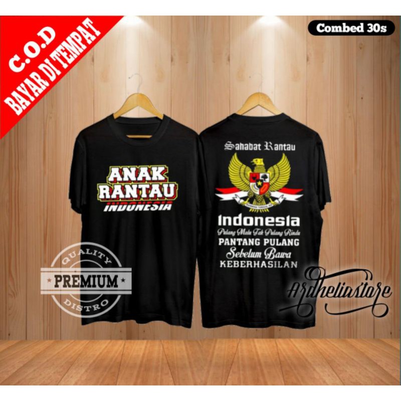 KAOS ANAK RANTAU/TSHIRT ANAK RANTAU INDONESIA