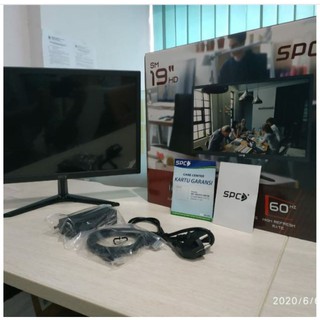 Monitor Komputer Spc LED 19 inch HD Garansi Resmi | Shopee