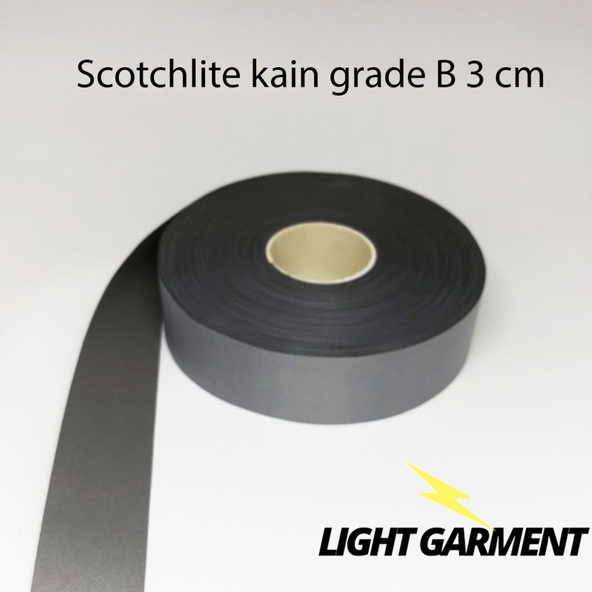 Scotchlite skotlet scotlight pita pemantul cahaya kain jahit B 3 cm per roll