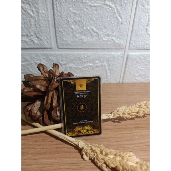 

Mini Gold Pecahan 0.05 Gram