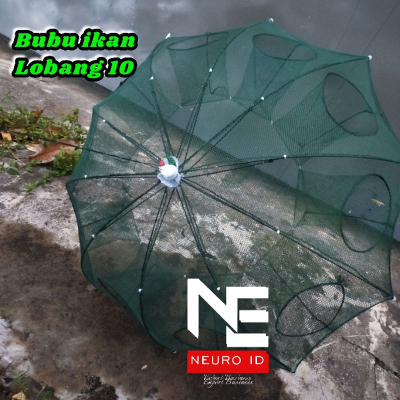 Bubu 10 lobang Jaring Pancing Ikan kerang dan udang