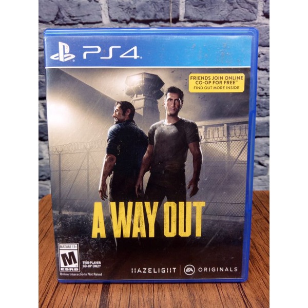 BD PS4 A Way Out Game Cd Kaset bluray playstation4