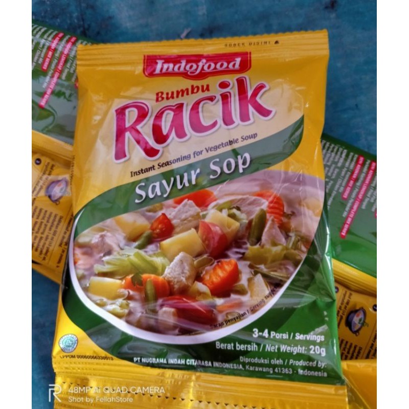 

bumbu sayur sop racik, bumbu indofood 20grm