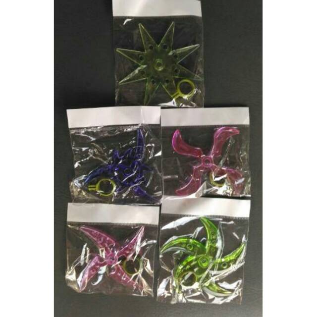 Mainan Senjata Ninja Lempar Naruto/ Shiruken Plastik