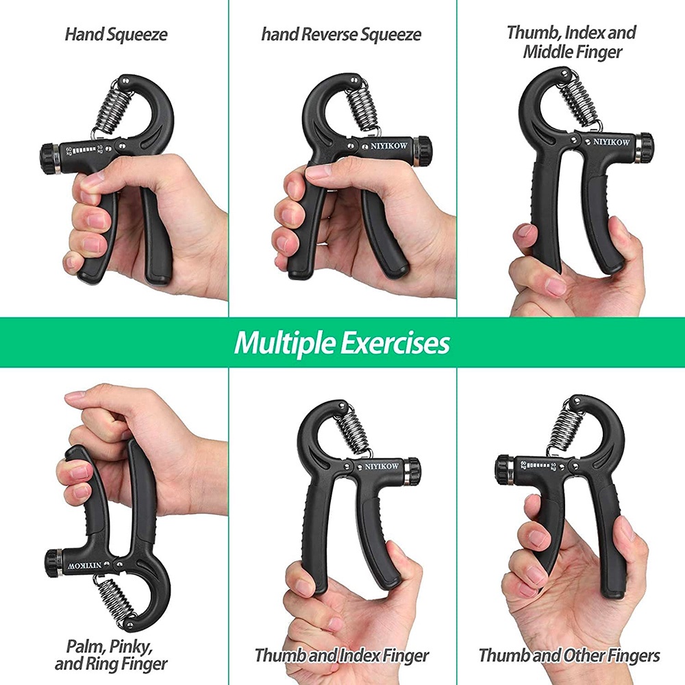 Hand Grip 5-60 Kg Adjustable Alat Latihan Otot Tangan