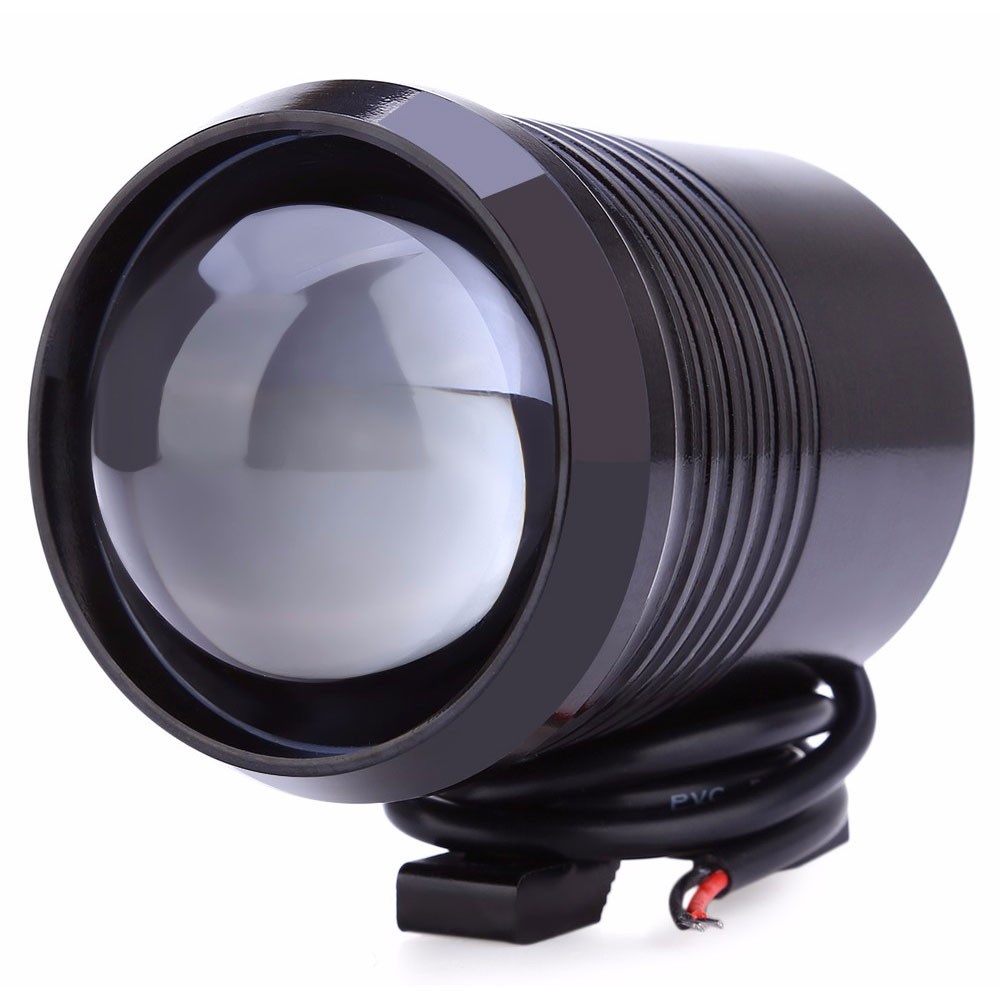 GS8 Lampu Tembak Motor LED High Low Beam U2 1200 Lumens 30W U1200 Black