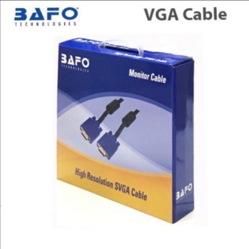 BAFO VGA Cable 10m 15m High Resolution SVGA kabel Monitor 10 meter 15 meter