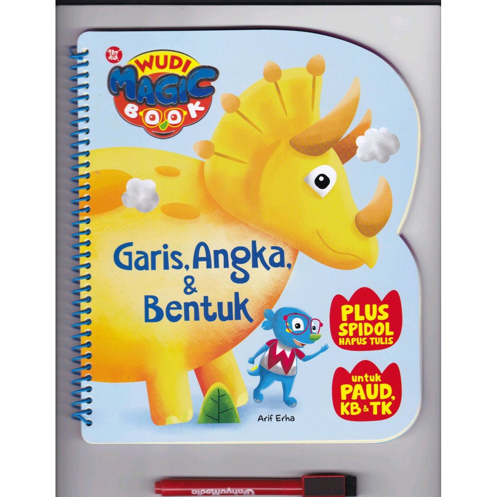 

Wudi Magic Book Garis Angka dan Bentuk Plus Spidol Hapus Tulis untuk PAUD KB dan TK