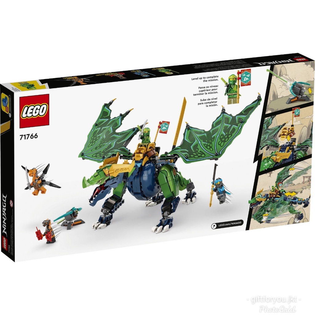 Lego Ninjago 71766 Lloyd's Legendary Dragon Bricks Figure Toy Kid Mainan Anak Naga Collection