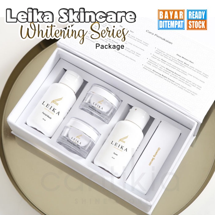 Paket 5in1 Wajah Glowing Varian Paket Leika Skincare Cepat Permanen Original Skincare Krim Cream Penghilang Jerawat Radang Penghilang Bekas Jerawat Ampuh BPOM Skincare Original Penghilang Jerawat Batu Jerawat Besar Bruntusan Original Resmi BPOM