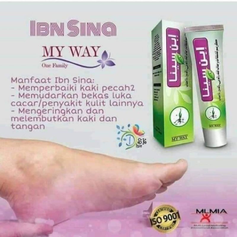 (TERMURAH) IBN SINA MY WAY / KRIM KAKI IBN SINA